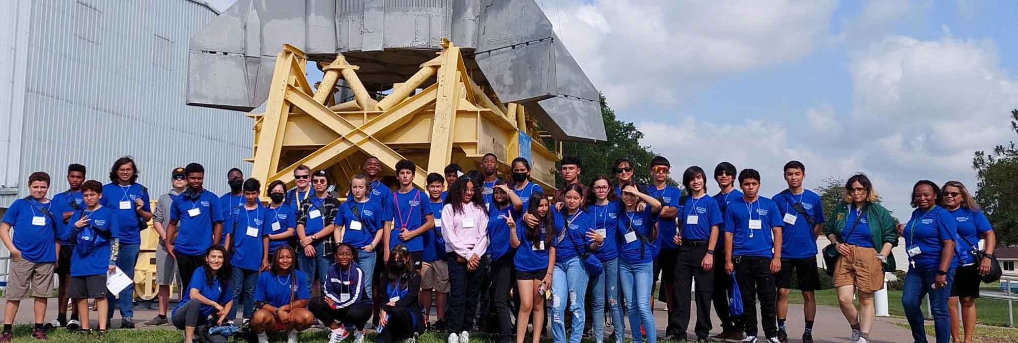 campers at camp stempact