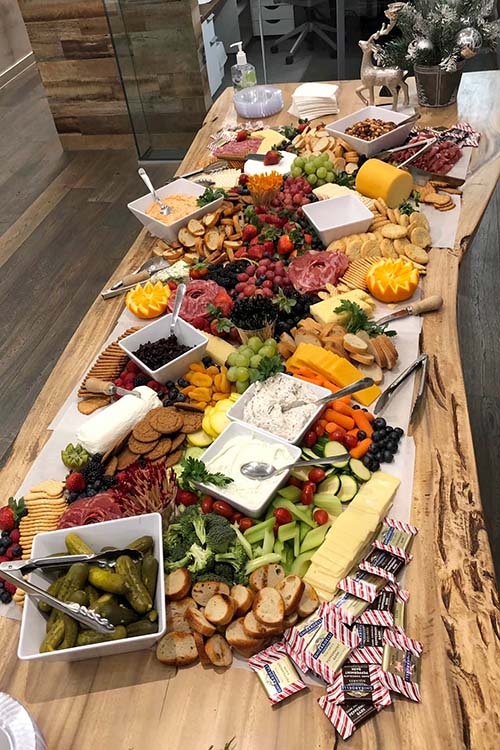 Catering spread